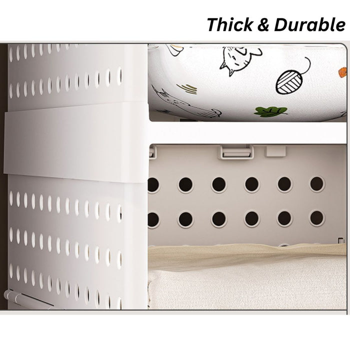 Thick and durable PP Modular Wardrobe Storage Shelf panel detail