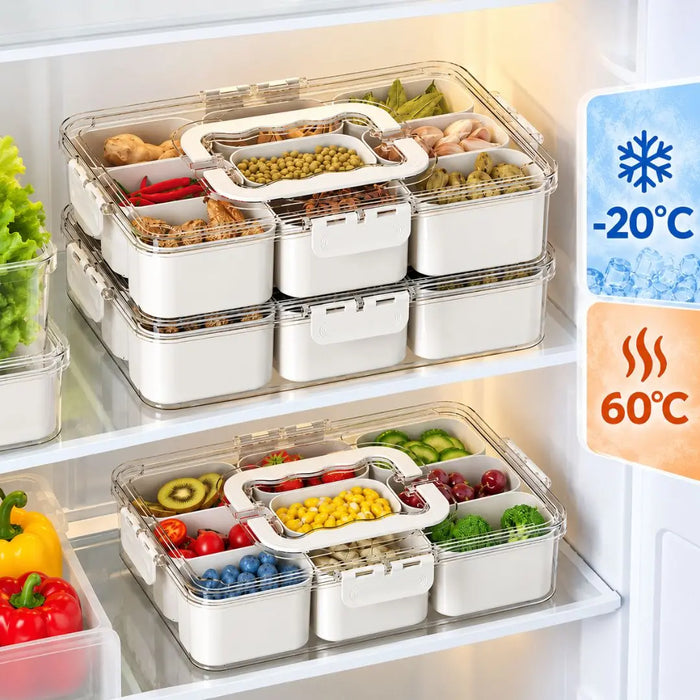 Meal prep containers with temperature resistance from -20°C to 60°C