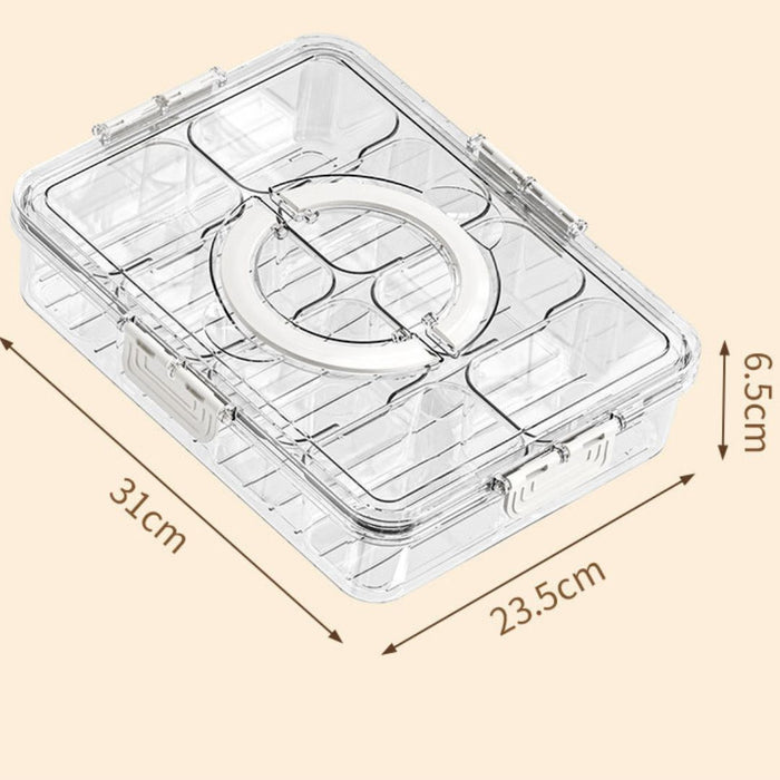 Kitchen storage container dimensions 31cm by 23.5cm with 6.5cm height