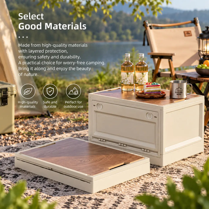 Camping storage box made from high-quality materials for durable outdoor use