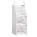 Three-tier Modular Wardrobe Storage Shelf unit for vertical clothes storage