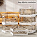 Collapsible storage box with easy assembly and stackable design