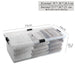 Under Bed Storage Box long deep version 79 × 38 × 26.5 cm with dual opening lid