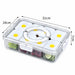 Food storage container set with 31 cm × 24 cm × 7 cm outer case and removable individual containers