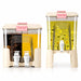 Drink dispenser with one-tap and two-tap variants for serving different beverages