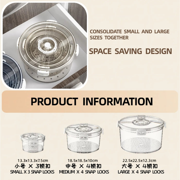 KIT-10-05  7016 FROMMER Food Storage Timer Tracking Refrigerator Organizer