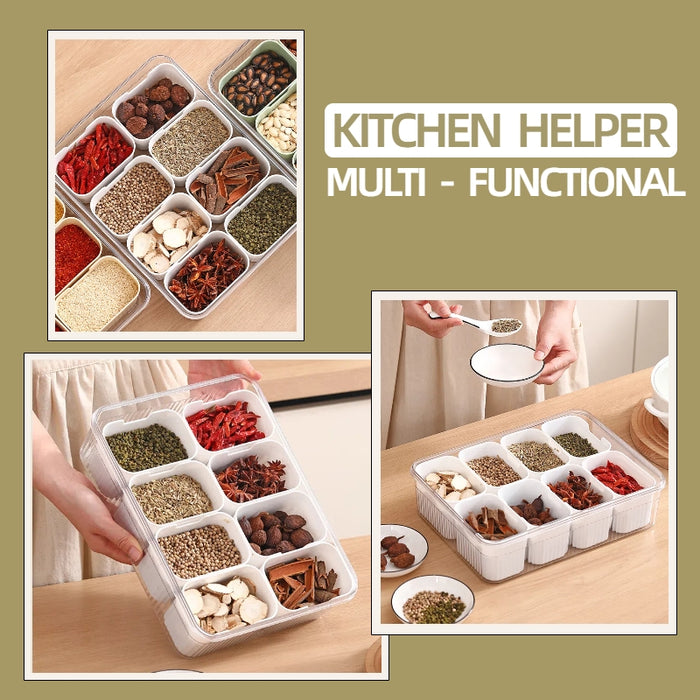 KIT-10-11  1005   2 Condiment Food Storage Refrigerator Organizer