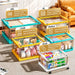 Collapsible storage boxes for bedding, toys, books, snacks and medicine storage