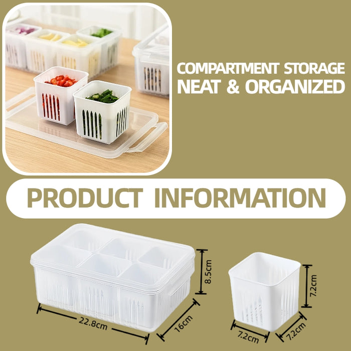 KIT-10-08  8344 Condiment Food Storage Refrigerator Organizer