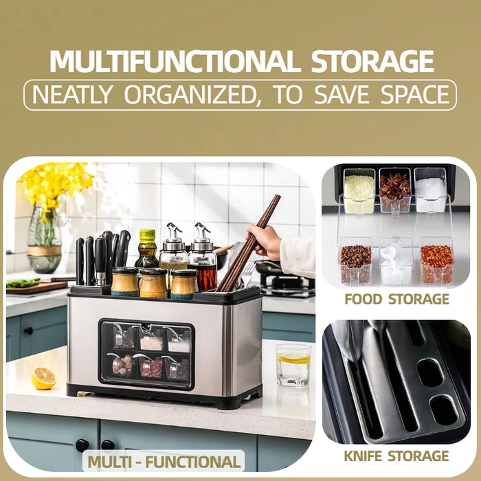 KIT-17-03 8007 3 Cutlery Condiment Storage Organizer