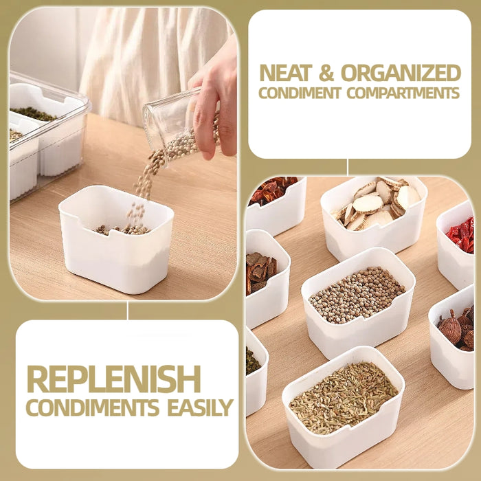 KIT-10-11  1005   2 Condiment Food Storage Refrigerator Organizer