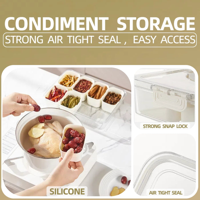 KIT-10-09  LT-1002   2 Condiment Food Storage Refrigerator Organizer