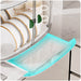 Two tier dish rack with pull-out drainage tray for collecting excess water