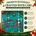 Christmas tote bag with vibrant Christmas tree design and fade-resistant festive colours