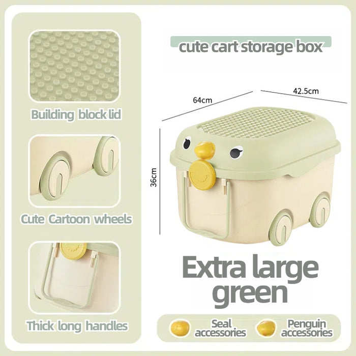 CHI-15-01   6011   6 CHHAYA Cute Animal Building Block Storage Box