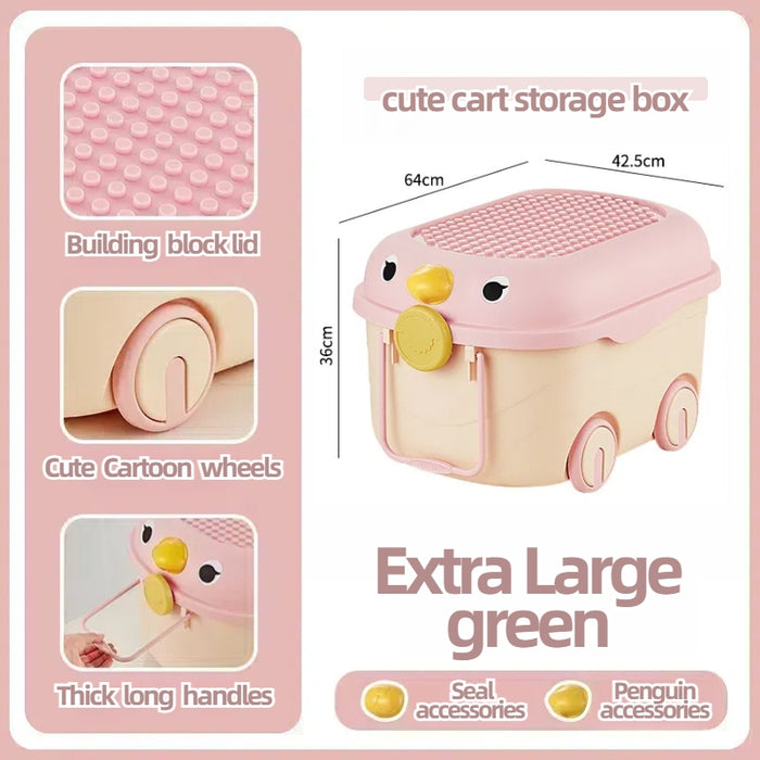 CHI-15-01   6011   6 CHHAYA Cute Animal Building Block Storage Box