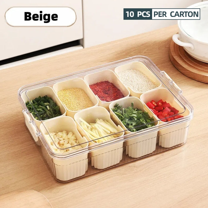 KIT-10-11  1005   2 Condiment Food Storage Refrigerator Organizer