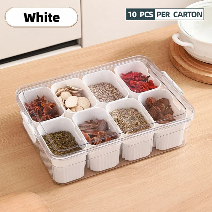 KIT-10-11  1005   2 Condiment Food Storage Refrigerator Organizer