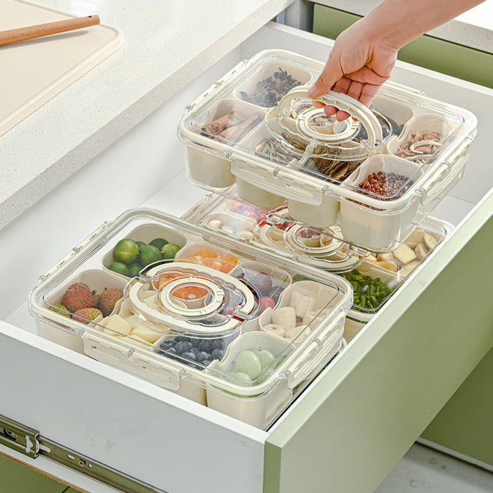 KIT-10-52 LT-PP248分格 Condiment Food Storage Organizer