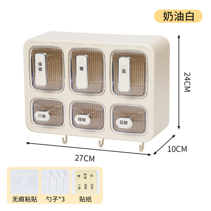 KIT-17-13 A1225 Mounted Condiment Storage Organizer