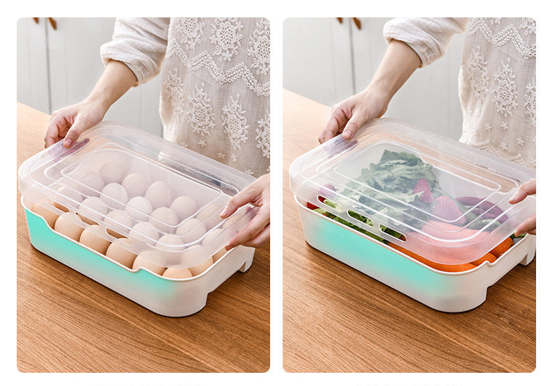 KIT-20-13 24格鸡蛋盒 Multi-Purpose Food Storage Organizer