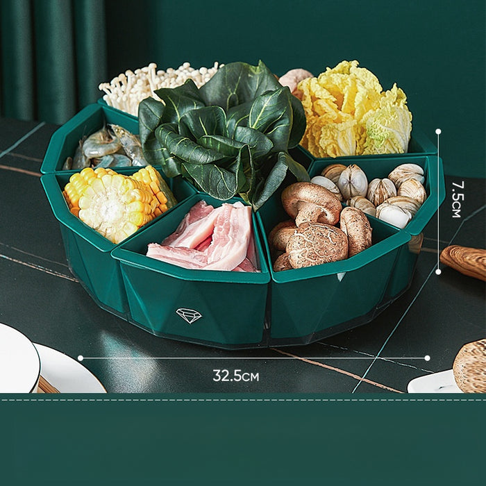 KIT-29-03 1180 Rotating Steamboat Draining Basket Food Tray