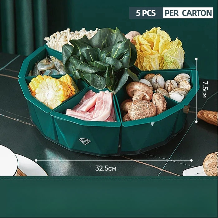 KIT-29-03 1180 Rotating Steamboat Draining Basket Food Tray