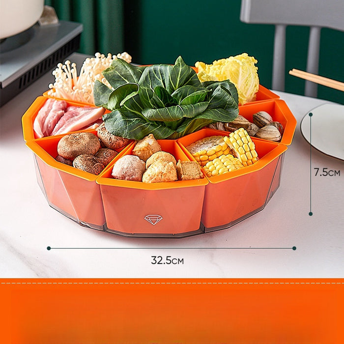 KIT-29-03 1180 Rotating Steamboat Draining Basket Food Tray