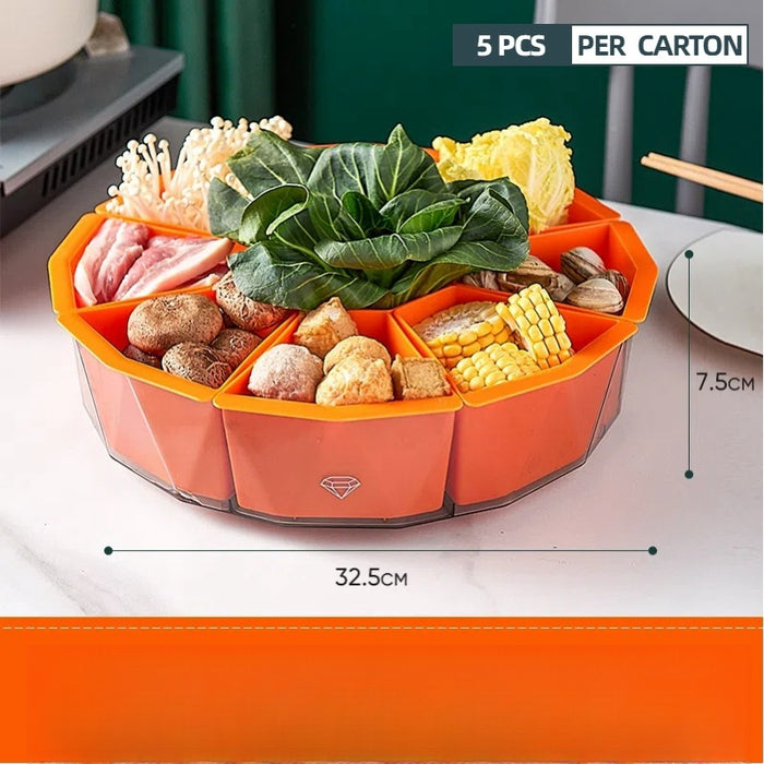 KIT-29-03 1180 Rotating Steamboat Draining Basket Food Tray