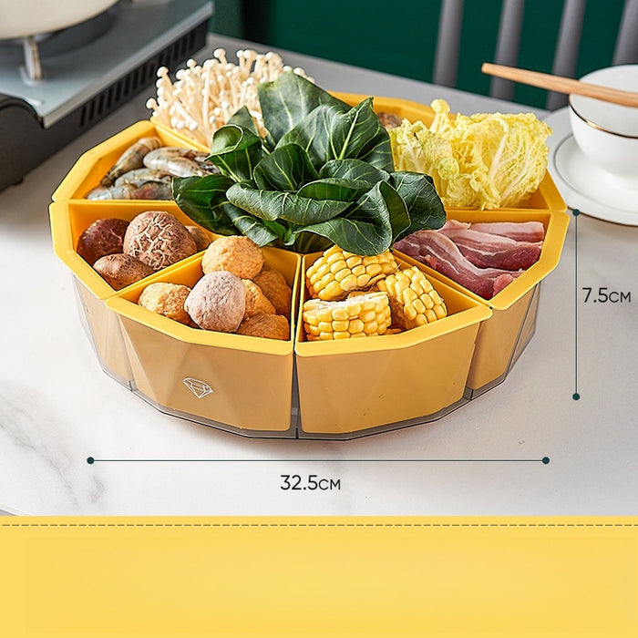 KIT-29-03 1180 Rotating Steamboat Draining Basket Food Tray