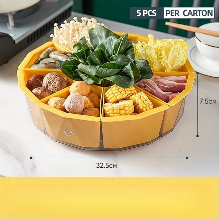 KIT-29-03 1180 Rotating Steamboat Draining Basket Food Tray