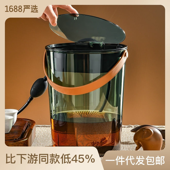 KIT-31-08 SNH-40 Tea Strainer With Built-In Bin